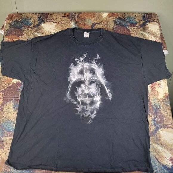 Star Wars Darth Vader Sith Lord Smoke Portrait T-Shirt 4 XL - Picture 1 of 12